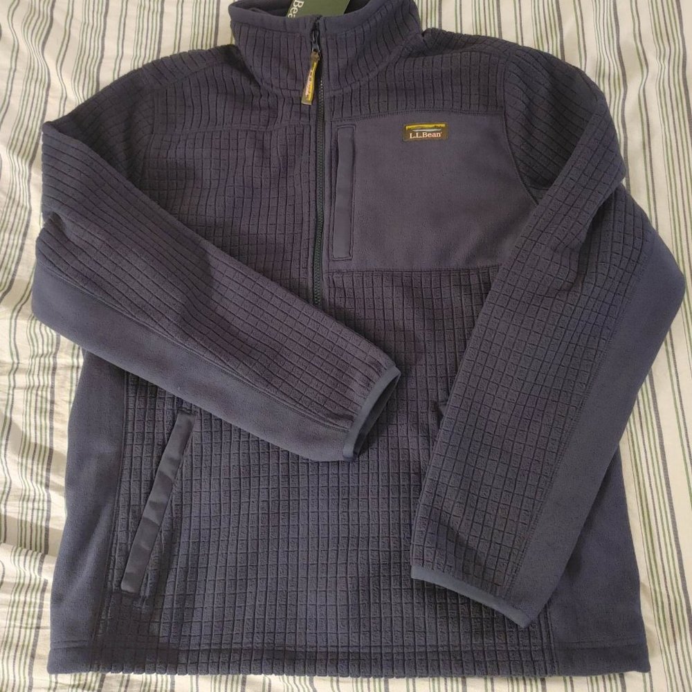 LL Bean Men's Mountain Classic Windproof Fleece - Quarter Zip - NEW WITH TAGS